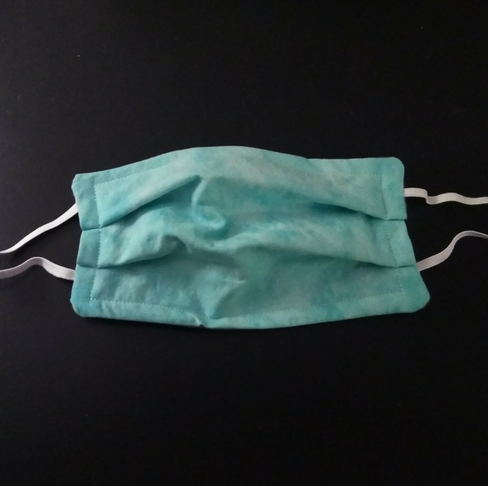 Homemade fabric face mask